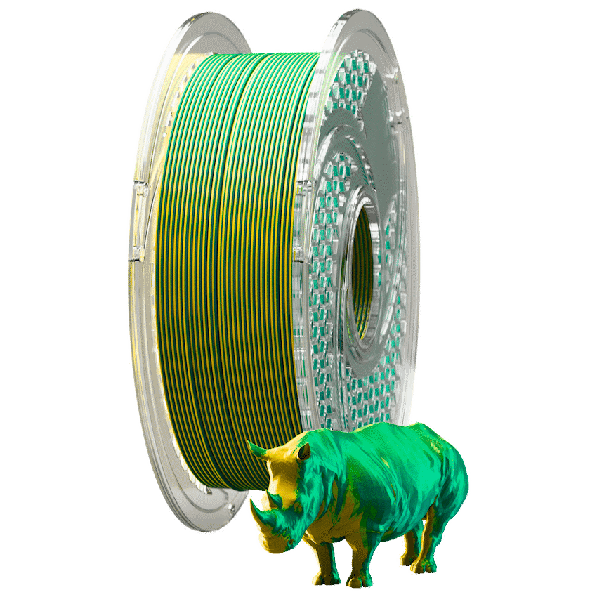 SA Filament Dual Silk PLA Filament 750g - Golden Leaf