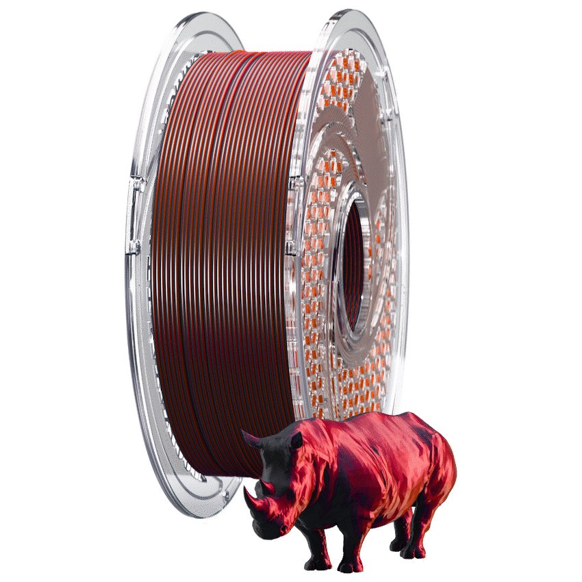 SA Filament Dual Silk PLA Filament - Smoky Wine 750g, 1.75mm
