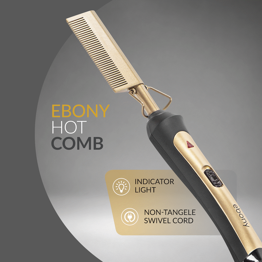 Elektra Ebony Hot Comb