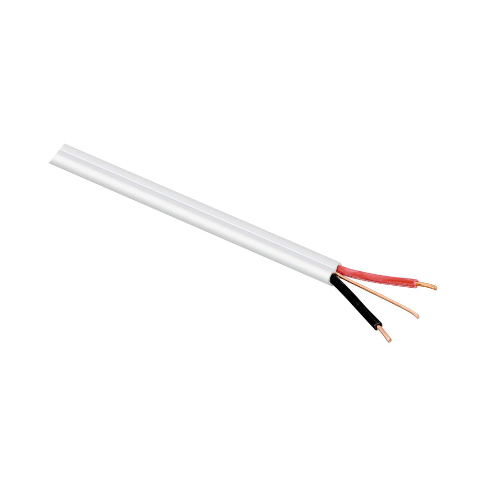 Flat Twin & Earth 1.5mm White Coil -100m — LinkQnet | Guards on Duty Shop