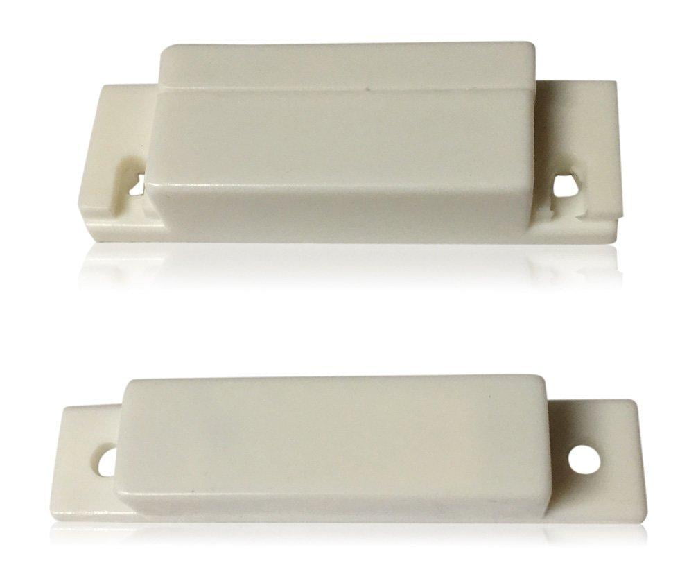 White Door Contact - 10 pairs, includes screws