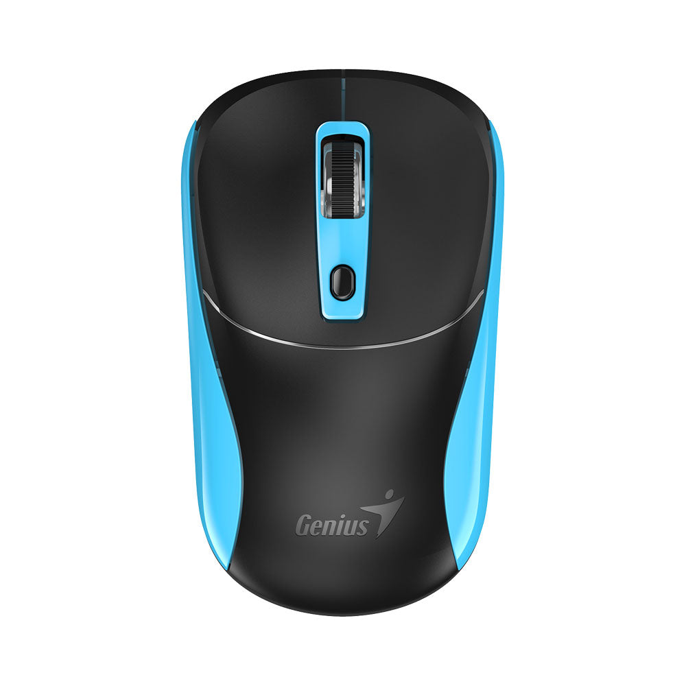 Genius Nx-7123 2.4ghz Wireless Optical Mouse with Copilot Button - Black/blue — Genius | Guards on Duty Shop
