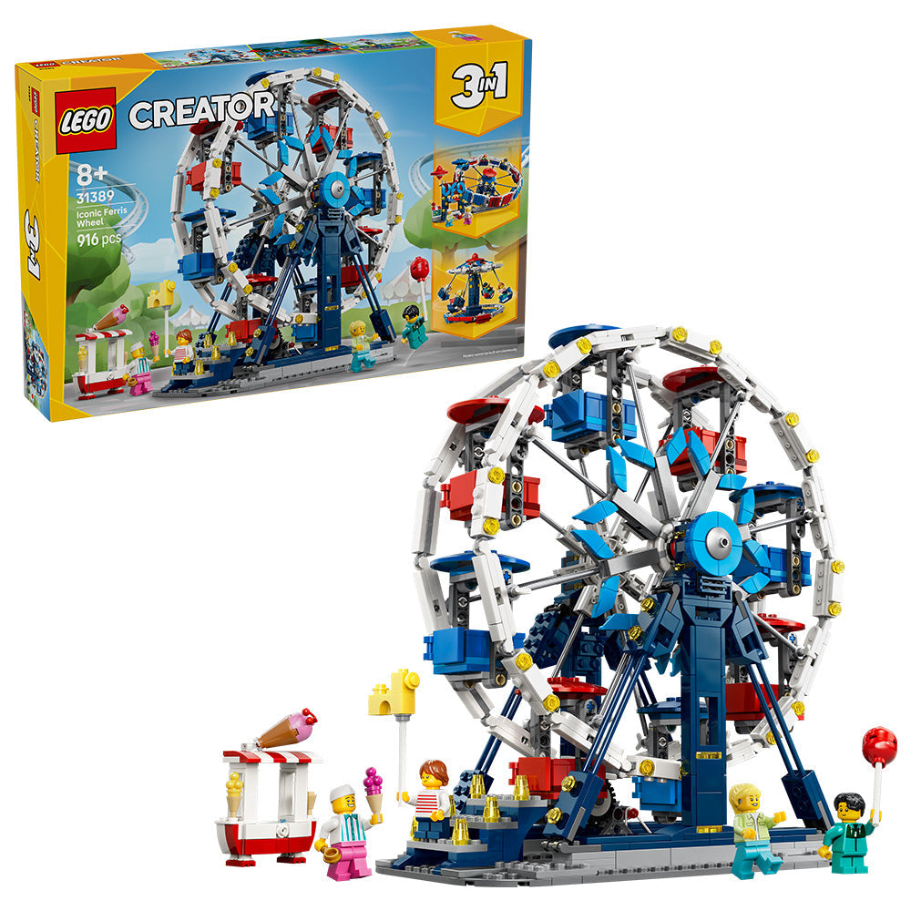LEGO® Creator 3 in 1 Iconic Ferris Wheel Building Toy 31389