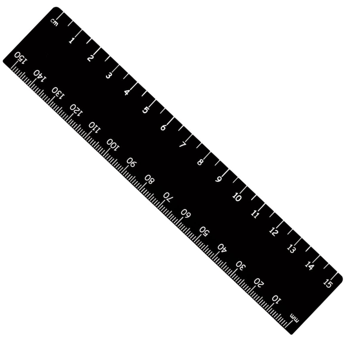 Echo 15cm Ruler - Black