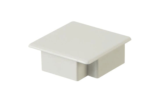 PVC End Cap - 16 x 16mm, white