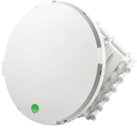 Siklu E-Band (80GHz) PTP link FDD 1Gbps. 2ft EXT Dual-Band antenna w/ 5GHz failover feed