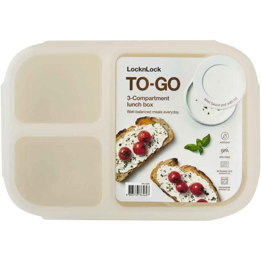 LocknLock To-Go lunch box 980ml white