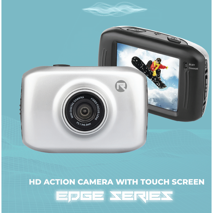 Rocka Edge Series HD Action Camera - Silver