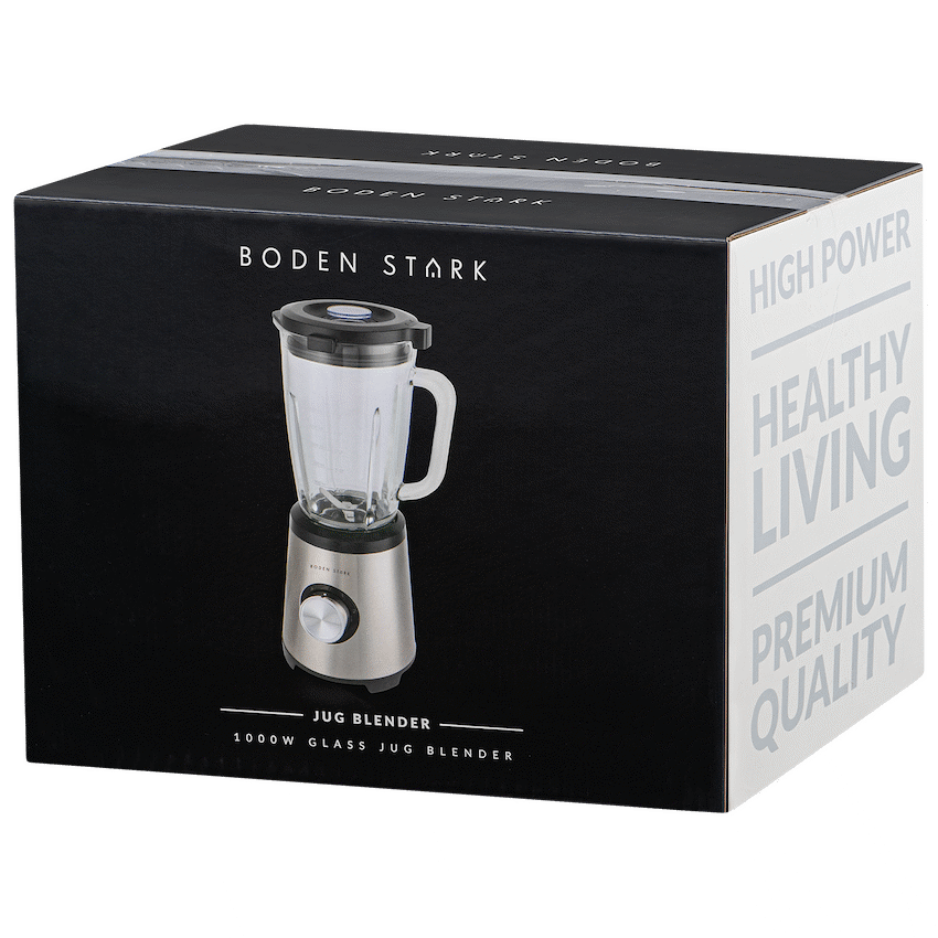 Boden Stark 1000w Glass Jug Blender - Guards On Duty Shop & Security Guards
