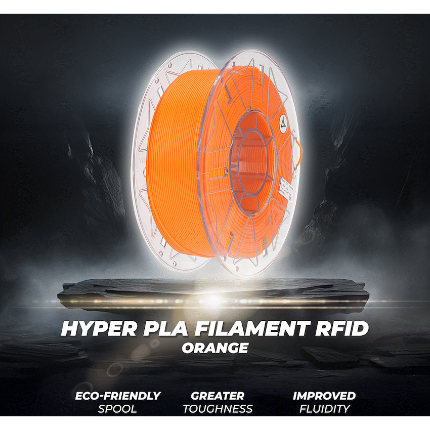 Creality Hyper PLA Filament RFID - Orange - Guards On Duty Shop & Security Guards
