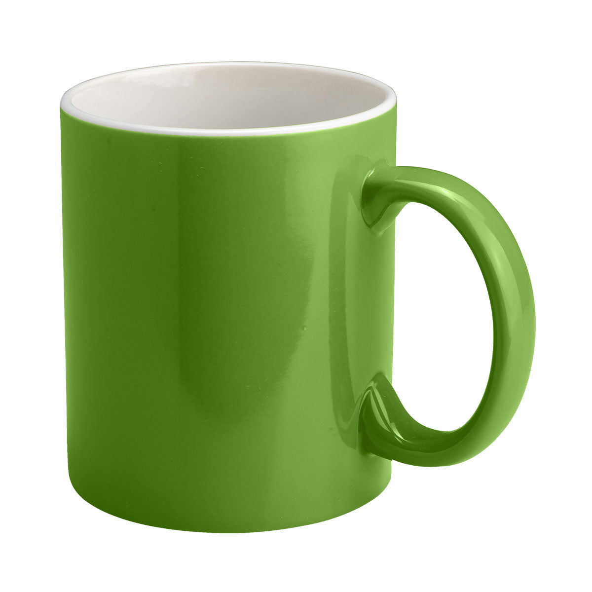 300ml 2 Tone Ceramic Mug - Lime