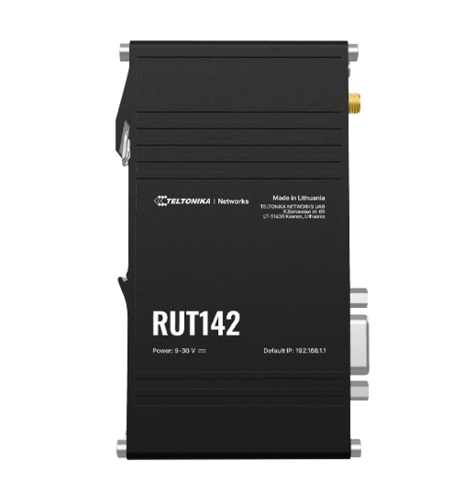 Teltonika RUT142 Wi-Fi 4 Router, 2 x 10/100 Mbps Ethernet ports, Modbus, DLMS, DNP3, RS232