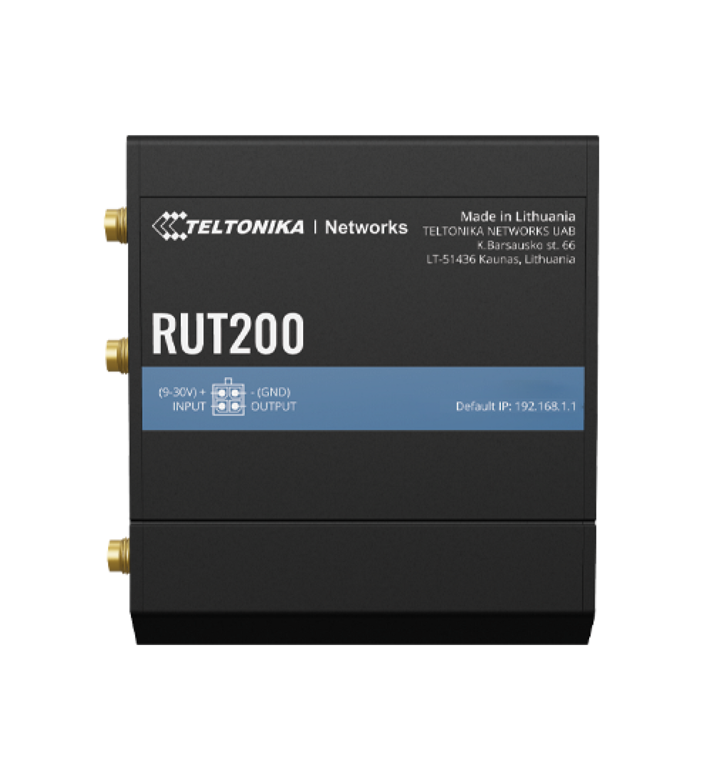 Teltonika RUT200 LTE Cat 4 Router, Wi-Fi 4, 1 x WAN (100 Mbps), 1 x LAN (100 Mbps)