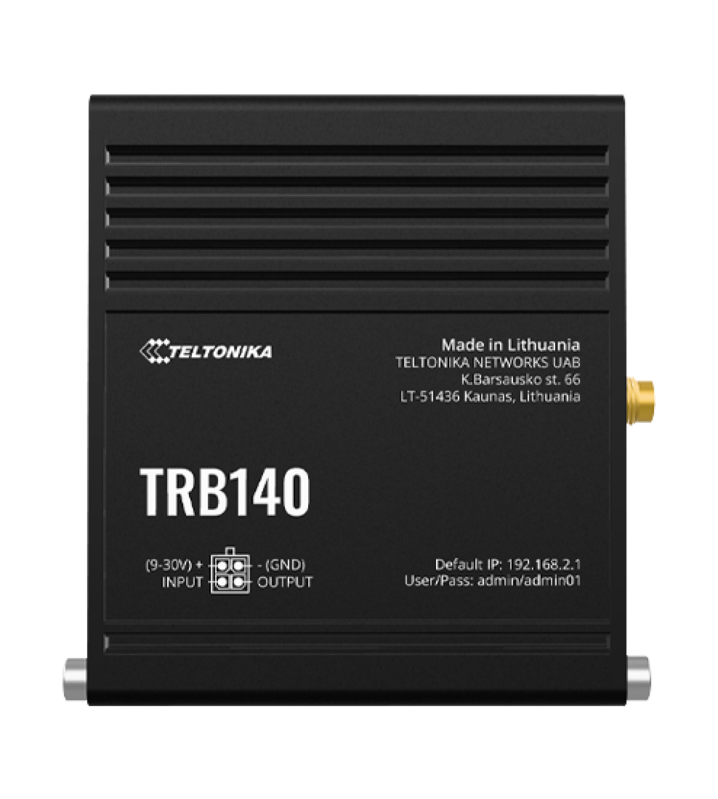 Teltonika TRB140 LTE Cat 4 Industrial Rugged Ethernet Gateway, 1 x LAN (1 Gbps)