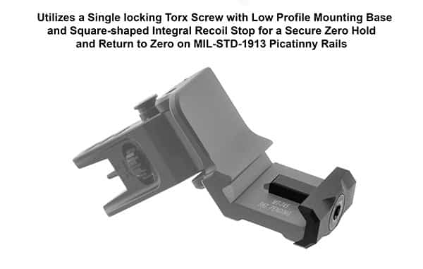 UTG ACCU-SYNC MT-745 45 Degree Angle Flip Up Front Sight