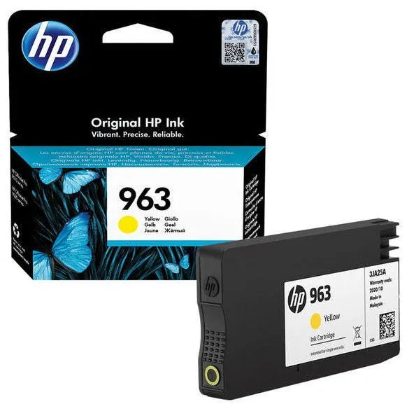 HP - Hp 963 Yellow Original Ink Cartridge,700 Pages - Guards On Duty Shop & Security Guards