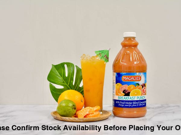 4 x MAGALIES 2 liter Fruit Cocktail 40% Concentrate (Sold 4 X 2L Per Case) Magalies Nectar Juice