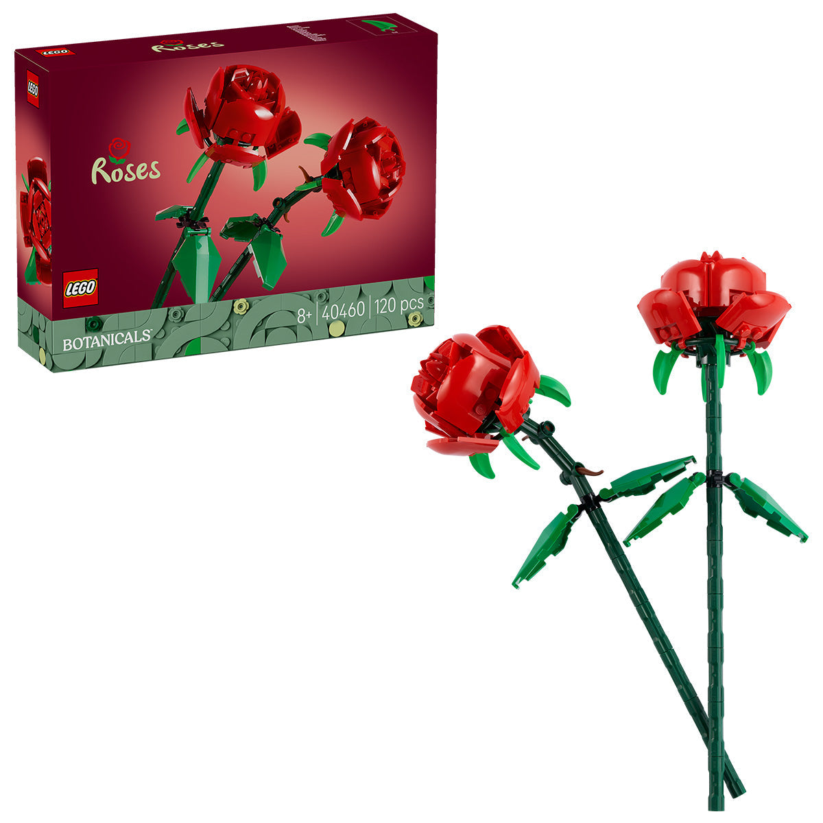 LEGO® Botanicals Roses Desk Decoration Set 40460