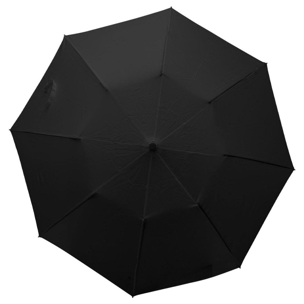 Tartan 2 Fold Umbrella - Black
