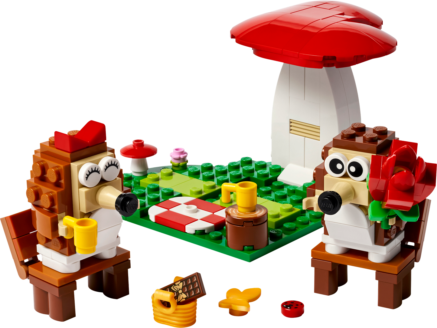 LEGO Hedgehog Picnic Date — Set 40711