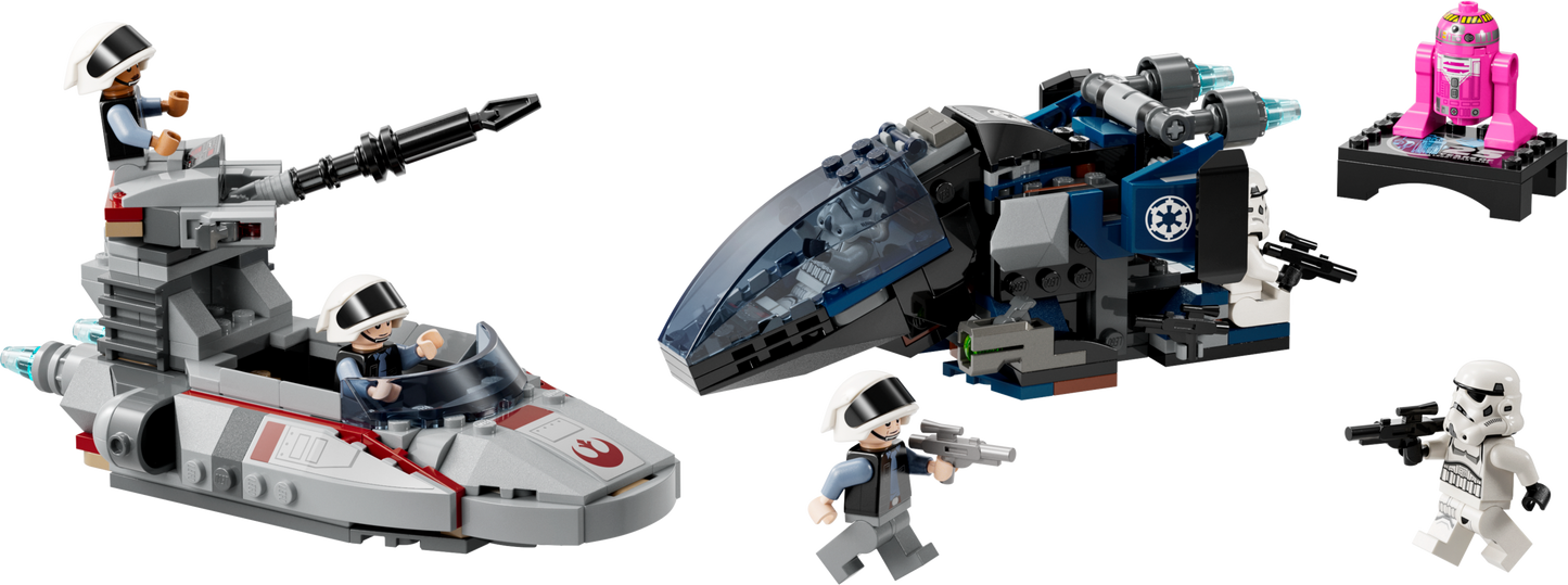 LEGO Imperial Dropship vs Rebel Scout Speeder — Set 40755