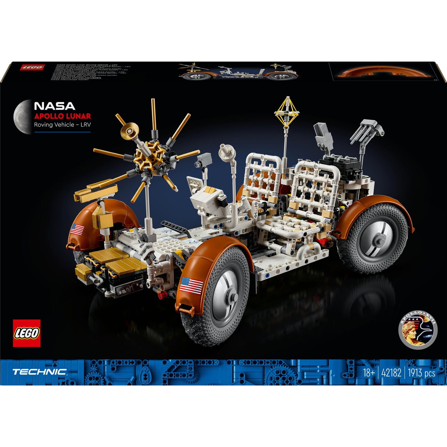 LEGO NASA Apollo Lunar Roving Vehicle-LRV — Set 42182