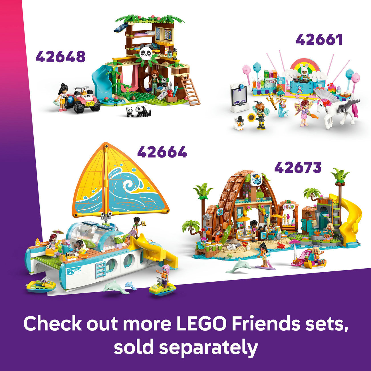 LEGO® Friends Plant Café & Flower Shop Building Kit Pretend-Play Set 42671