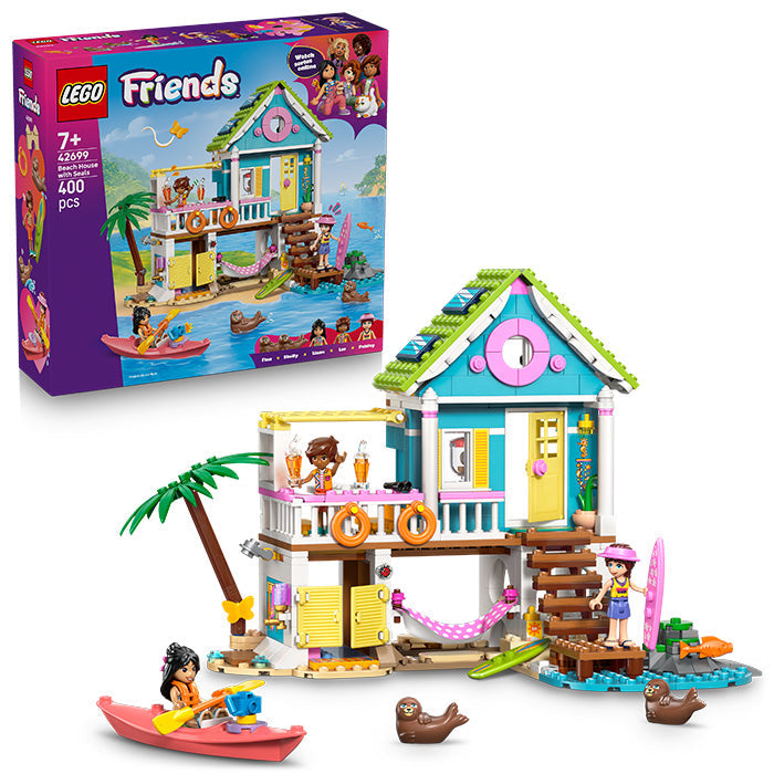 LEGO® Friends Beach House with Seals Building Kit 42699