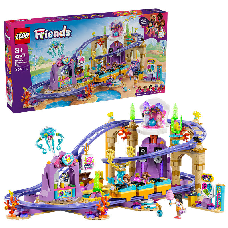 LEGO® Friends Mermaid Roller Coaster Ride Building Toy 42703