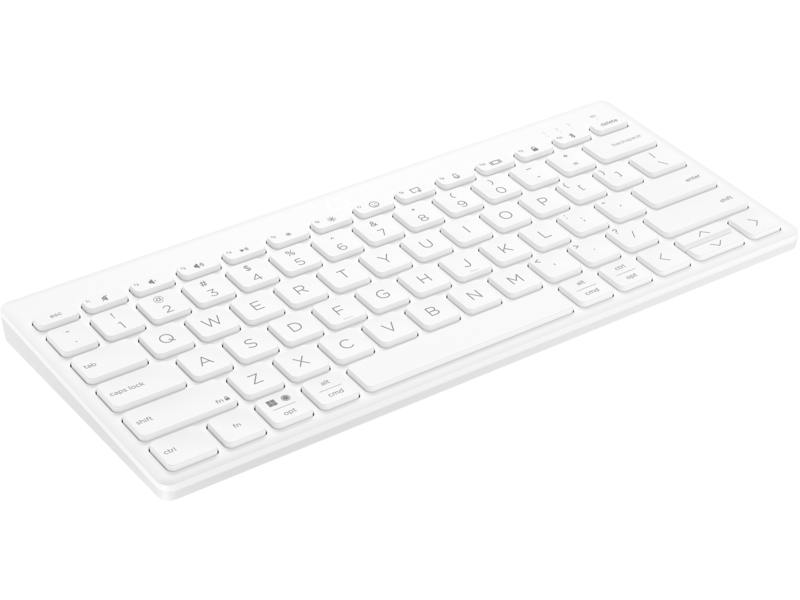 HP 350 Compact Multi-Device Bluetooth Keyboard (White)