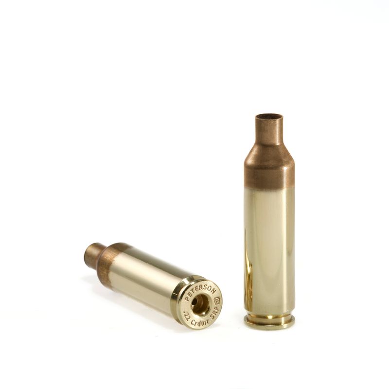 Peterson 22 Creedmoor Unprimed Brass (50)