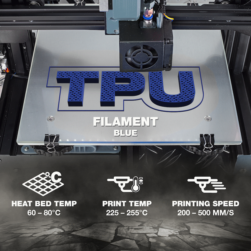 SA Filament TPU 95A Filament 500g - Blue