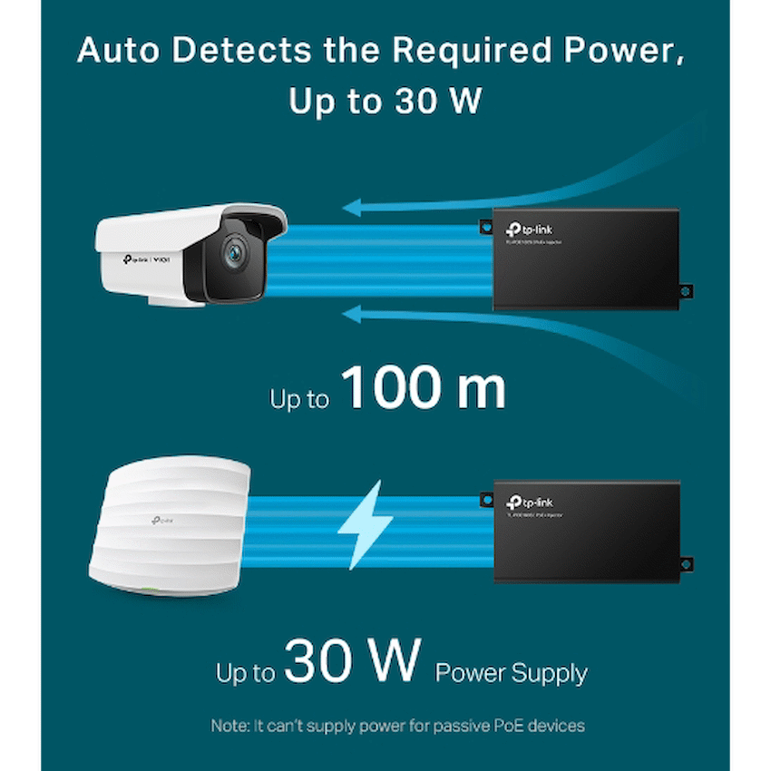 TL-POE160S PoE+ Injector
