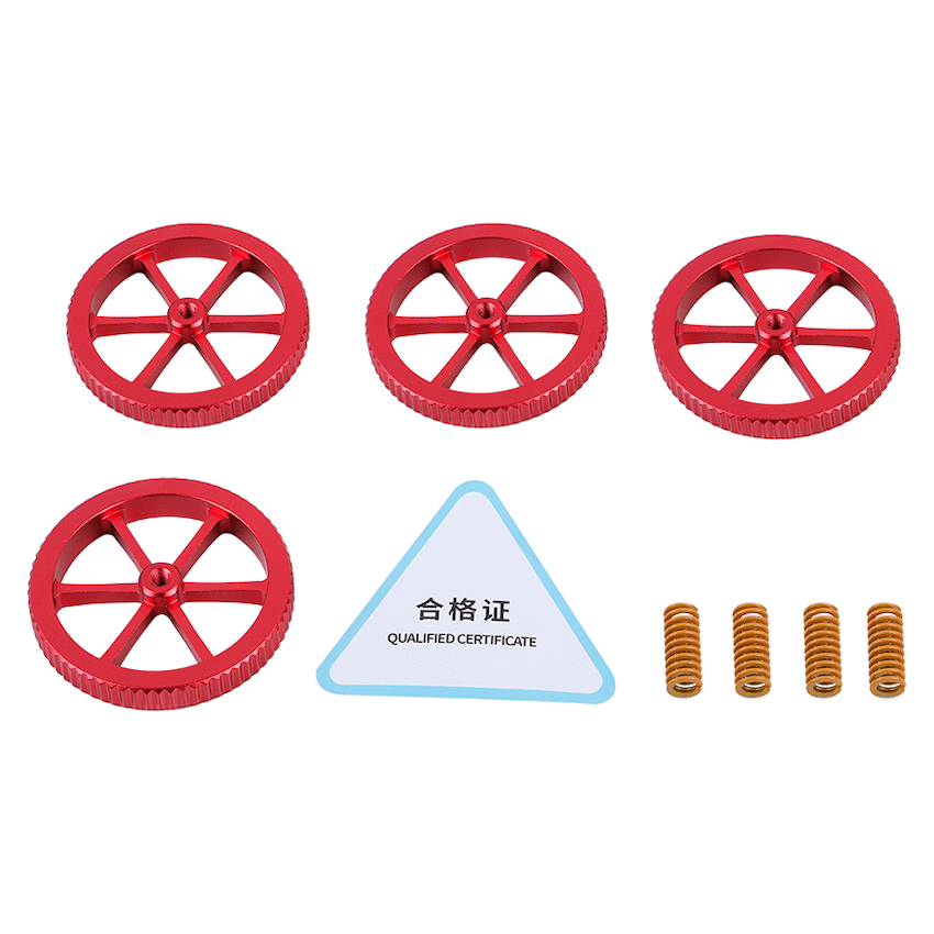 Creality Levelling Kit Springs and Screw Wheel set of 4 - Guards On Duty Shop & Security Guards