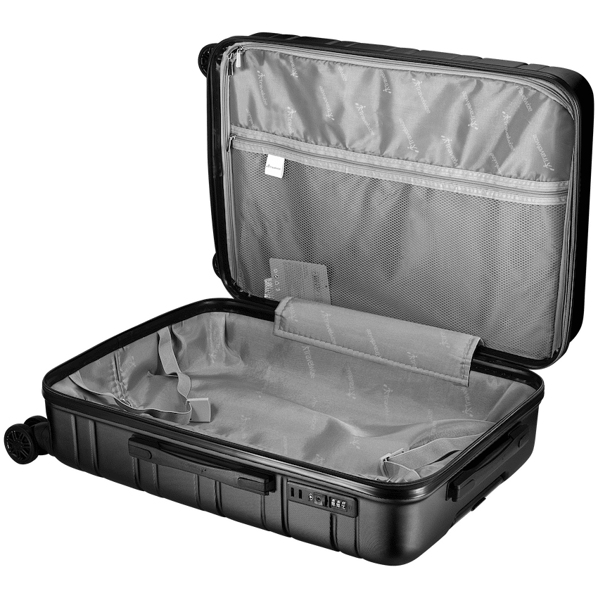 Travelwize Cabana ABS 4-Wheel Spinner 75cm Luggage - Black