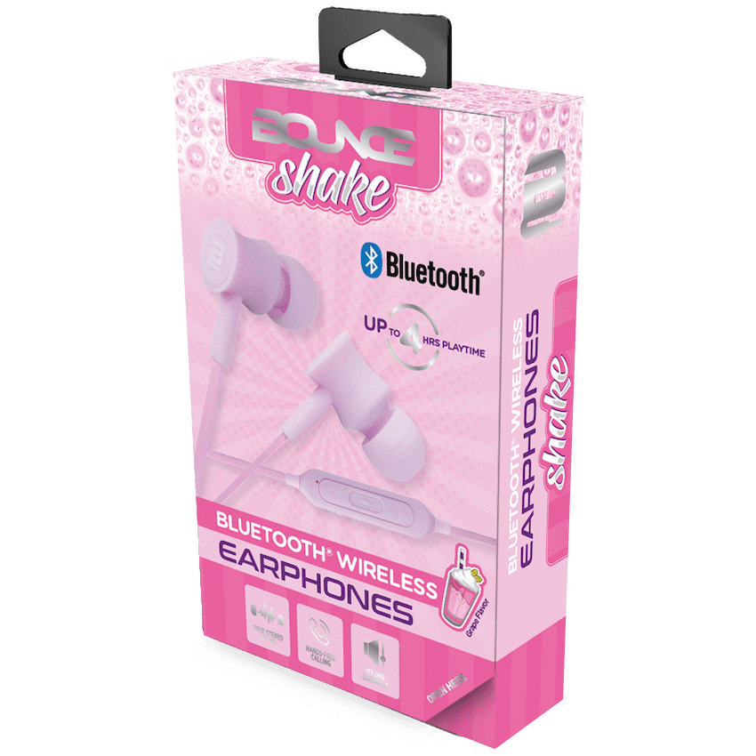 Bounce Shake Series Bluetooth Earphones - Grape - Guards On Duty Shop & Security Guards