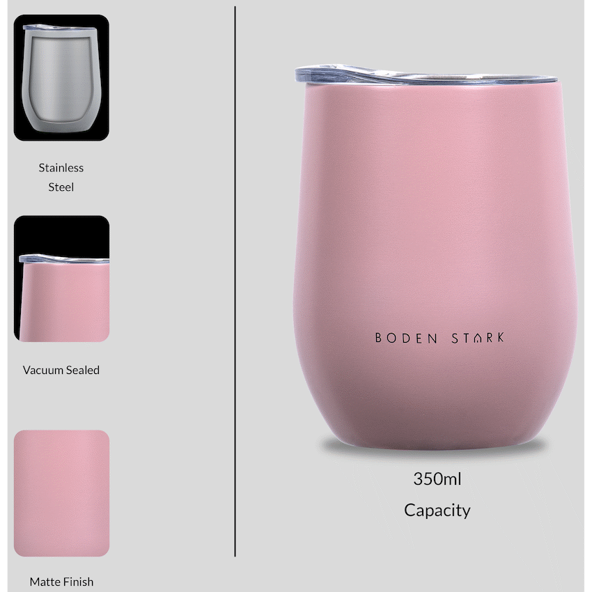 Boden Stark Tumbler 350ml Pink