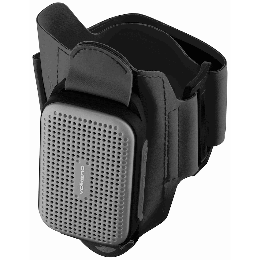 Volkano Pumped Series Wearable Speaker with Armband - Blue/Green