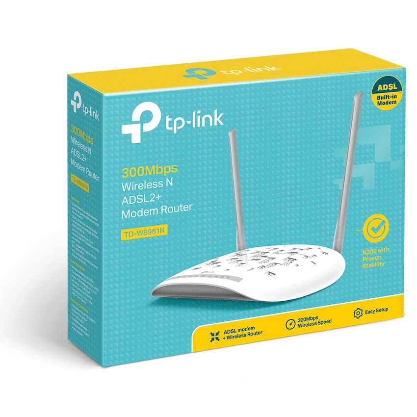 TD-W8961N 300Mbps Wi-Fi N ADSL2+ Modem Router