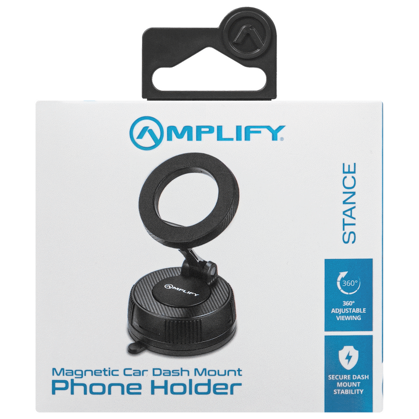Amplify Stance Series Magnetic Phone Holder - Black - Guards On Duty Shop & Security Guards