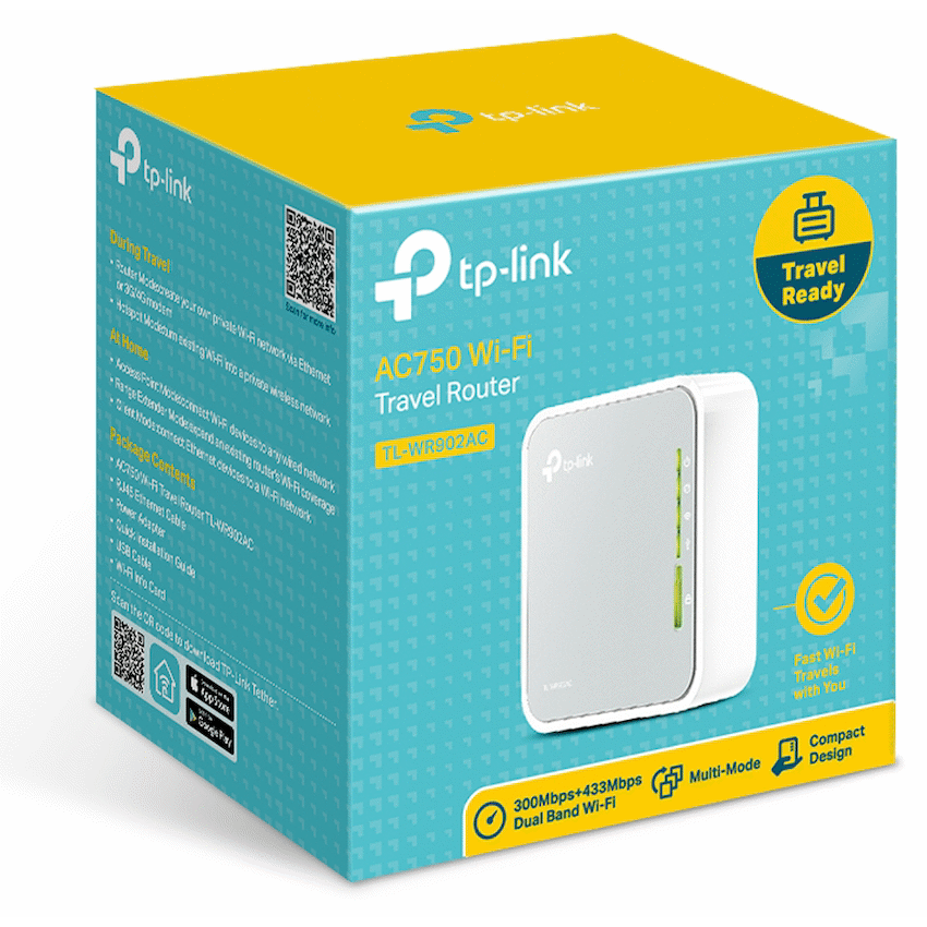 TL-WR902AC AC750 Wi-Fi Travel Router