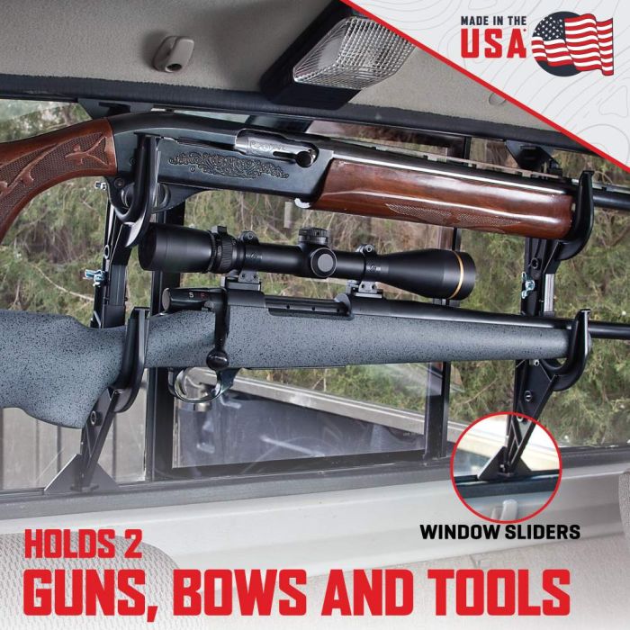 ALLEN PLASTIC GUN RACK FOR 2 GUNS