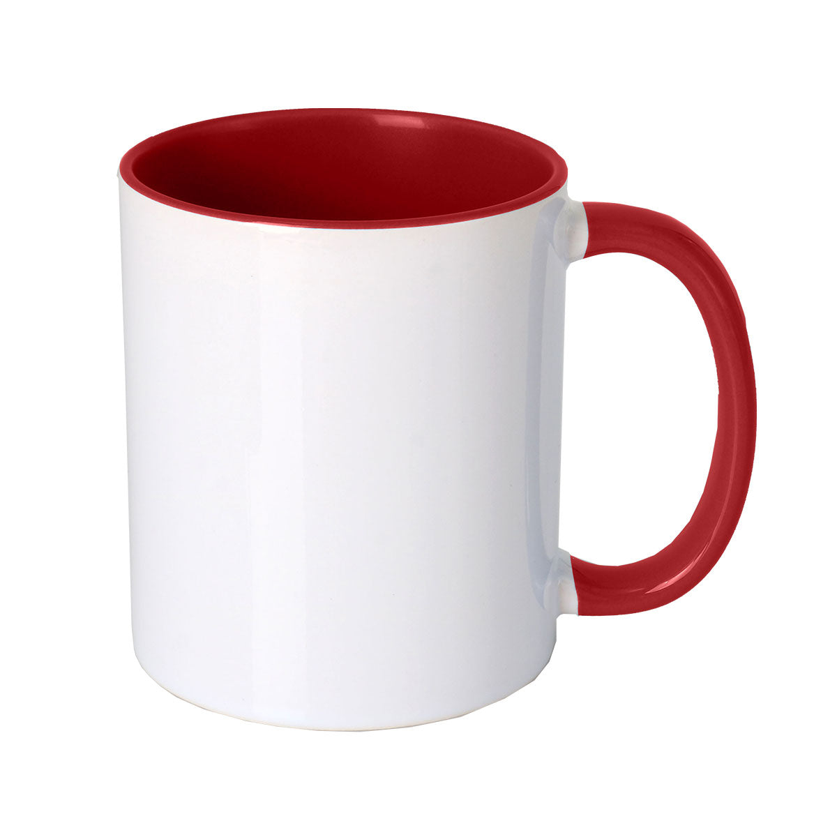 300ml Two Tone Sub Mug - Red