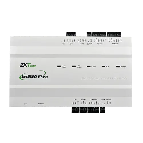 ZKTeco One Door Fingerprint and RFID Controller Guards On Duty Security