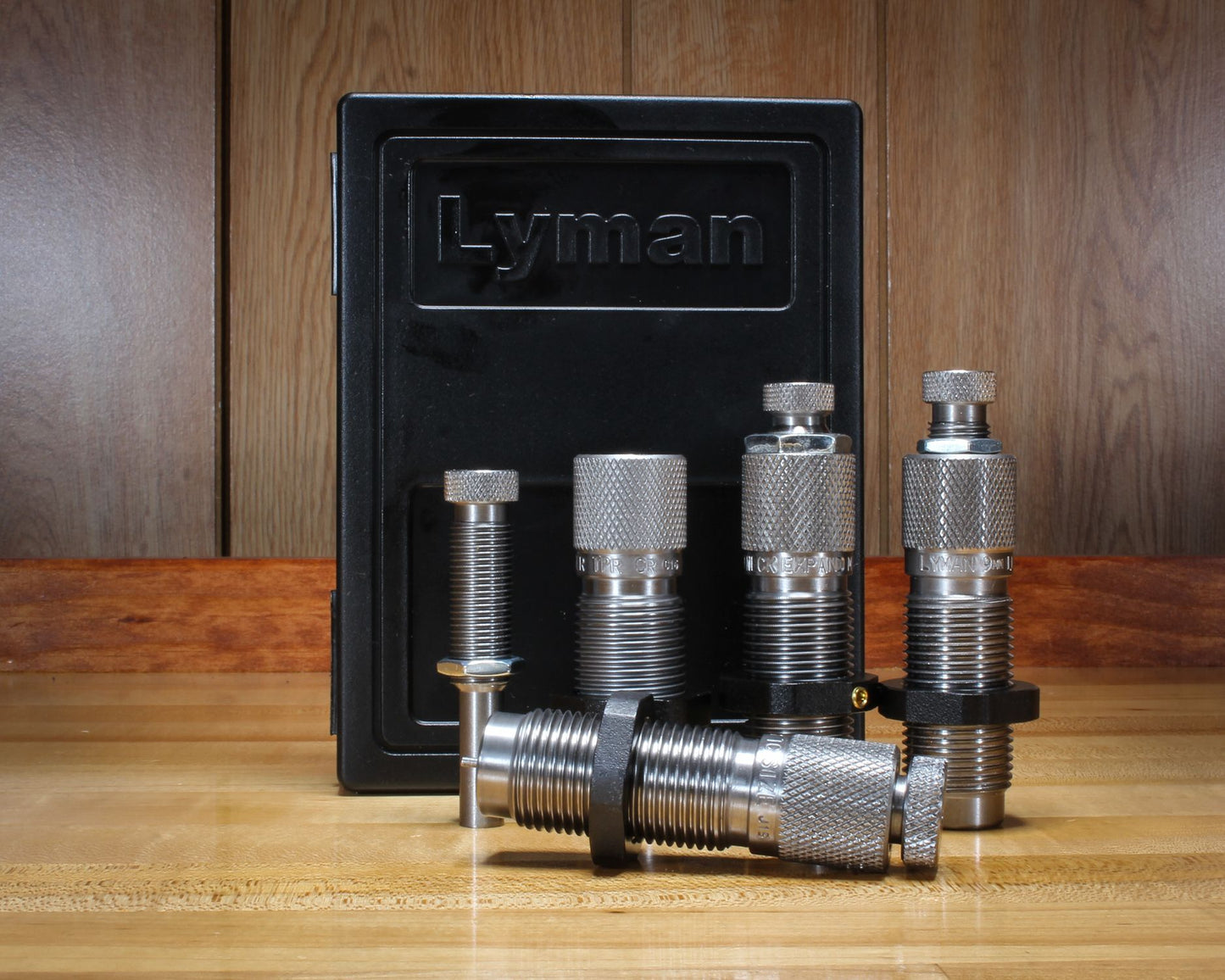 LYMAN DIE SET 9MM LUGER CARBIDE (4) — RLY-7680203