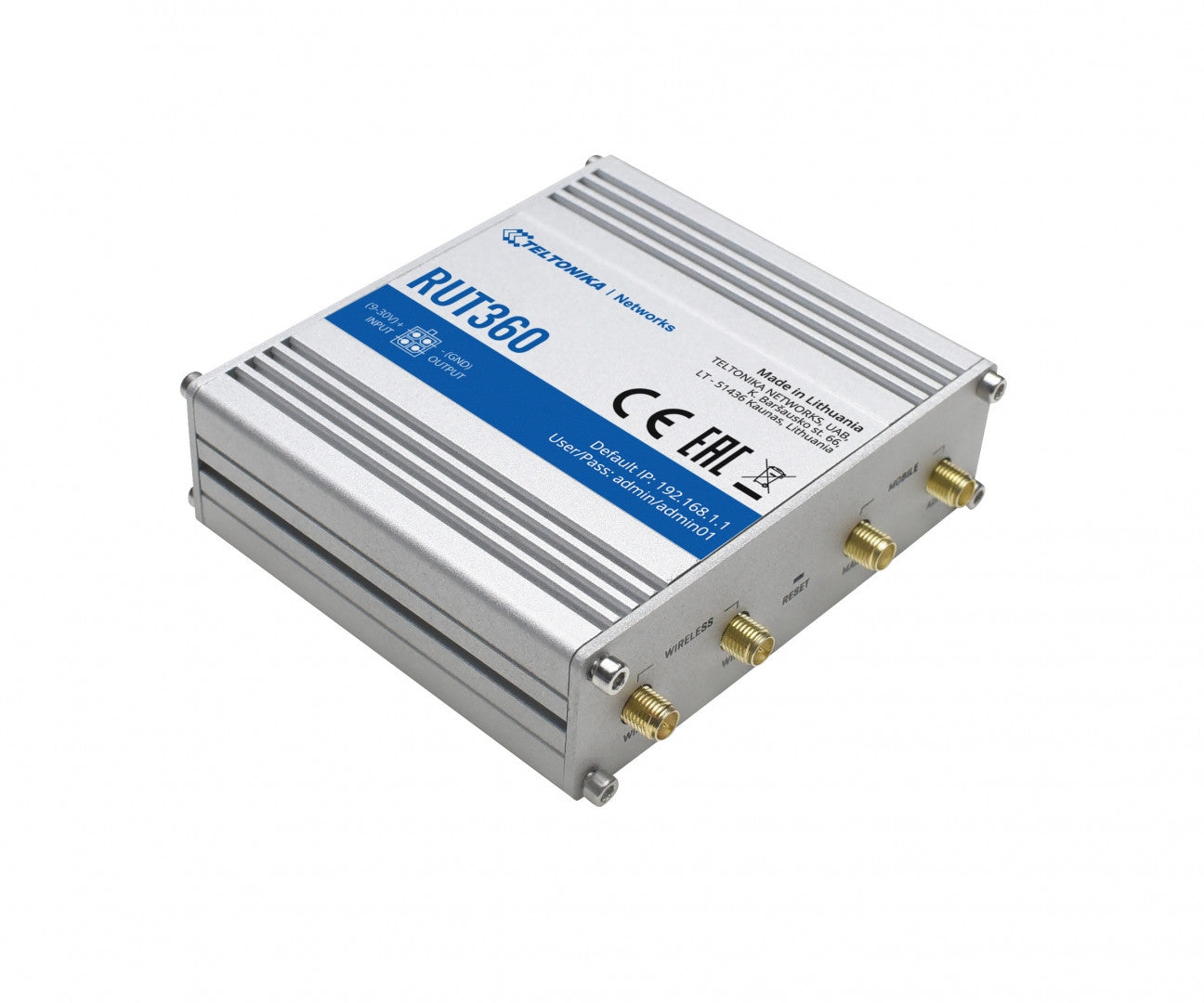 Teltonika 4G LTE CAT6 Industrial Cellular IoT Router | RUT360
