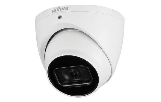 Dahua IP 4MP AI Eyeball - 2.8mm lens, 50m IR, IVS (AI: SMD4,0, Perimeter Protection), WDR, IP67, built-in mic, SD card, 12VDC & PoE