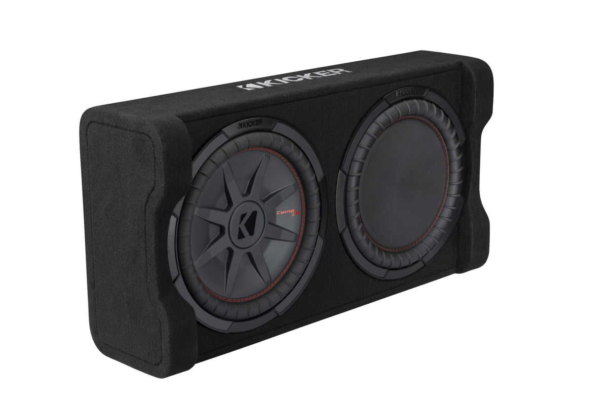 51PTRTP12- Kicker 51PTRTP12 12-Inch CompRT 2-Ohm 500W Powered Down-Firing Subwoofer (51PTRTP12)