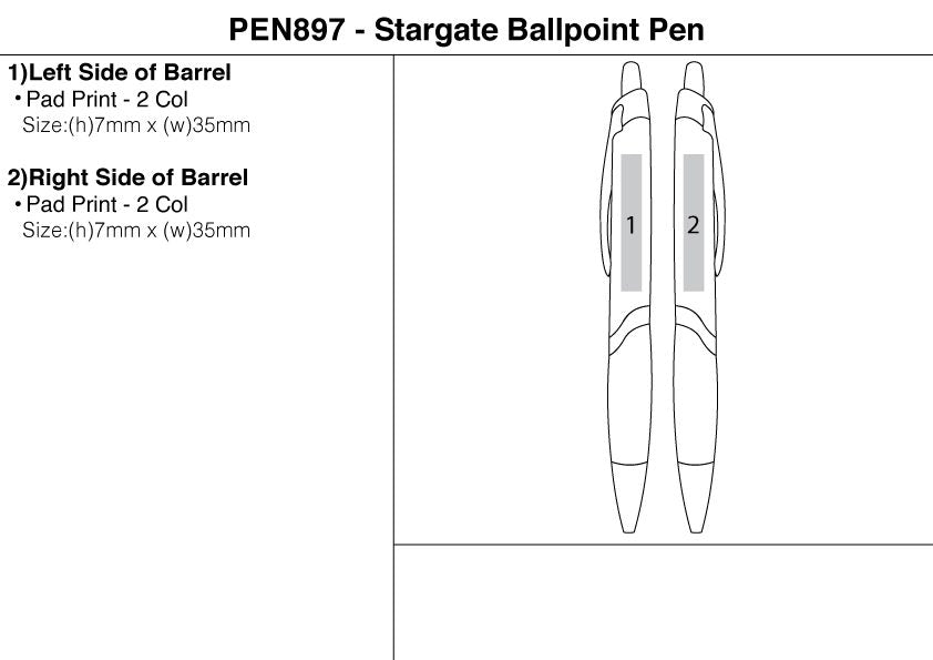 Stargate Ballpoint Pen - branding