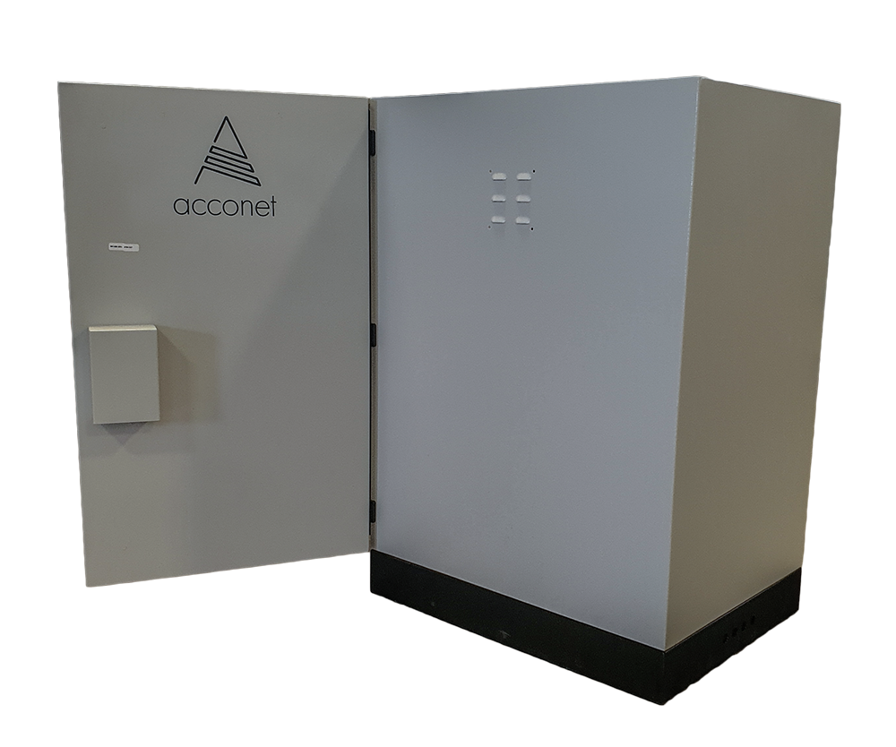 Acconet 20U Outdoor Ventilated Cabinet | RM-CAB-20U-IP55-OUT